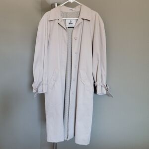 Vintage Misty Harbor Khaki Beige Trench Coat | Women's Size 14